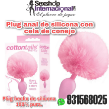 COTTON TAILS PLUG ANAL DE SILICONA CON COLA DE CONEJO SEXSHOP 931568025